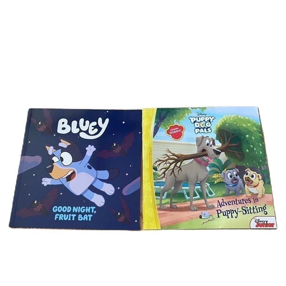 Bluey Good Night Fruit Bat Puppy Dog Pals Book Bundle Lot Kids Children Disney